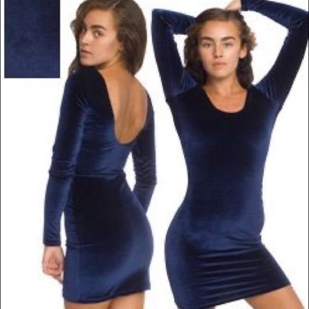 American Apparel Velvet Dress sz large
